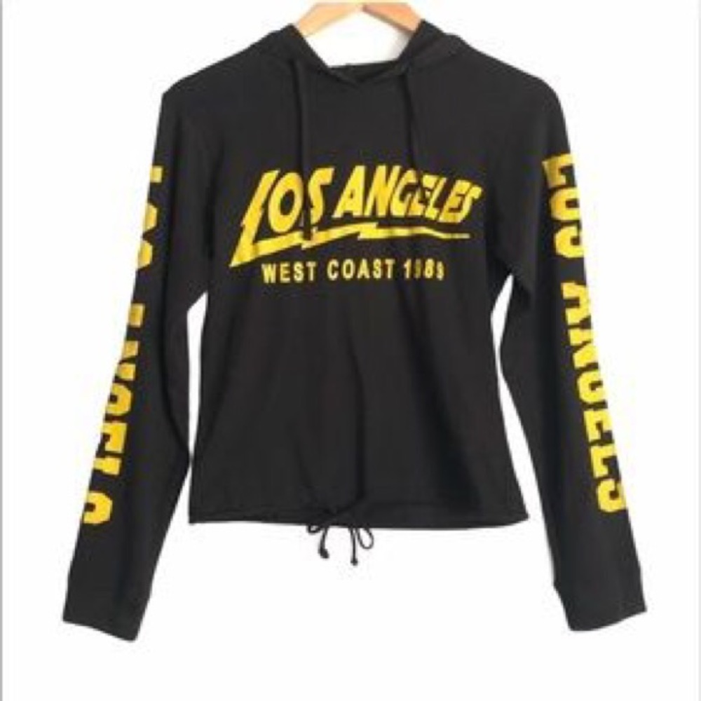 Los Angeles Cropped Hoodie